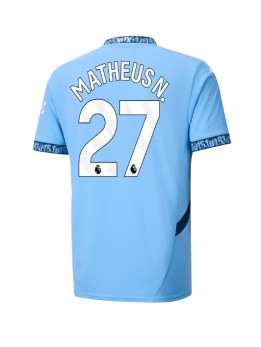 Manchester City Matheus Nunes #27 Heimtrikot 2024-25 Kurzarm